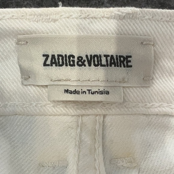 Zadig & Voltaire Elios Spiked Jeans Sz 25 - Picture 6 of 6